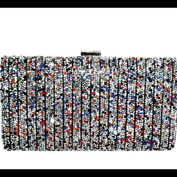 π«SOLDπ« Stunning Sparkling Evening Clutch - Picture 3 of 4